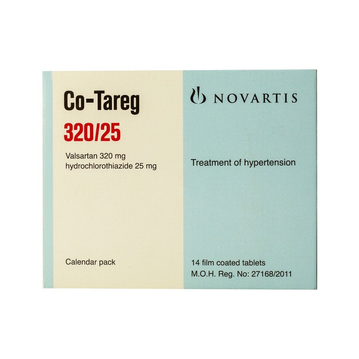 Cotareg 320 mg-25 mg - 14 Tablets - Bloom Pharmacy