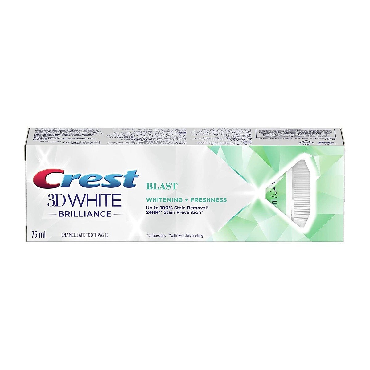 Crest 3D White Brilliance Blast toothpaste - 75ml - Bloom Pharmacy