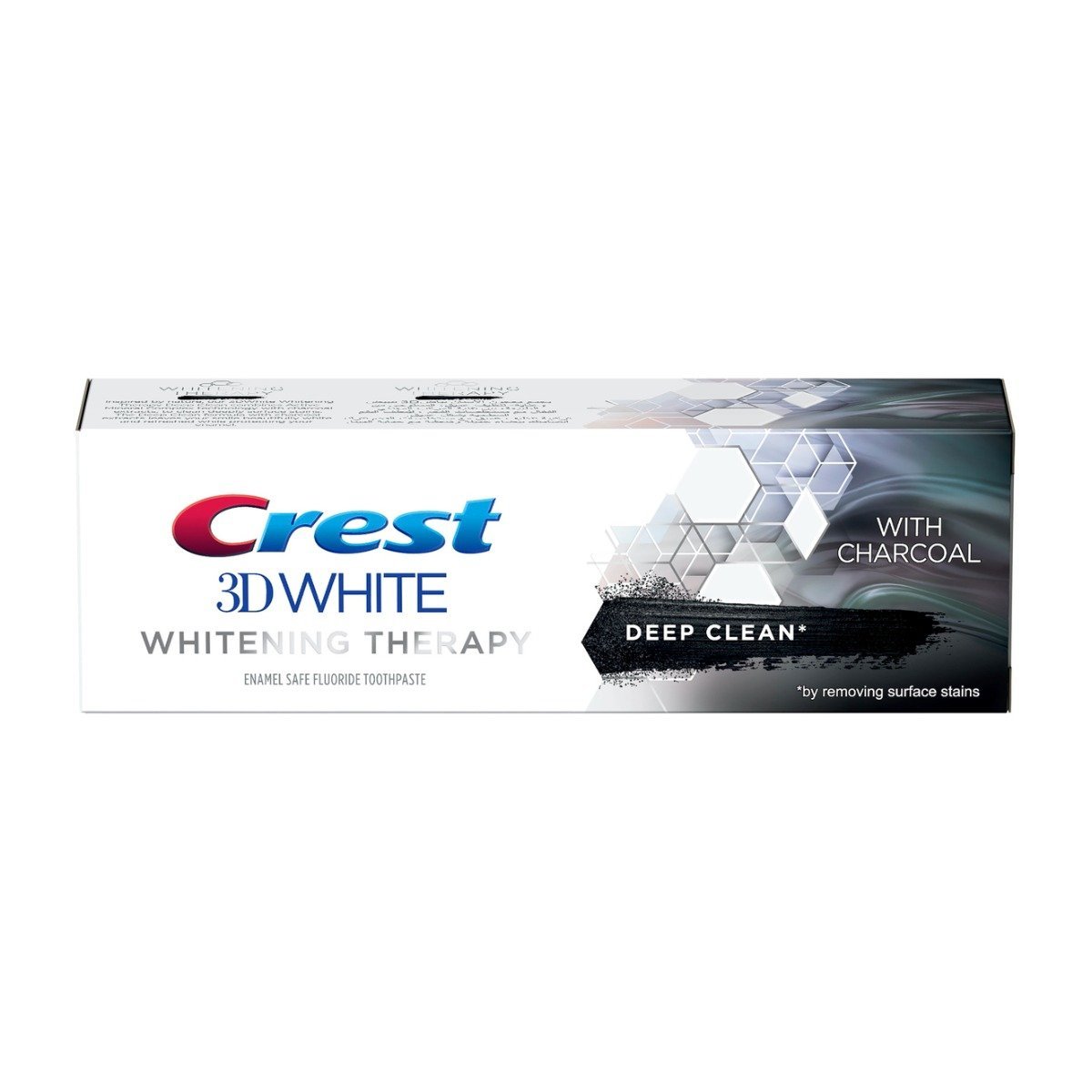 Crest 3D White Whitening Therapy With Charcoal Deep Clean Toothpaste - 75ml - Bloom Pharmacy