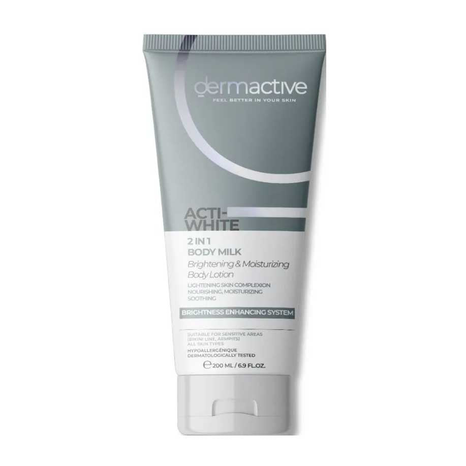 Dermactive Acti-White 2 In 1 Body Milk – 200ml - Bloom Pharmacy