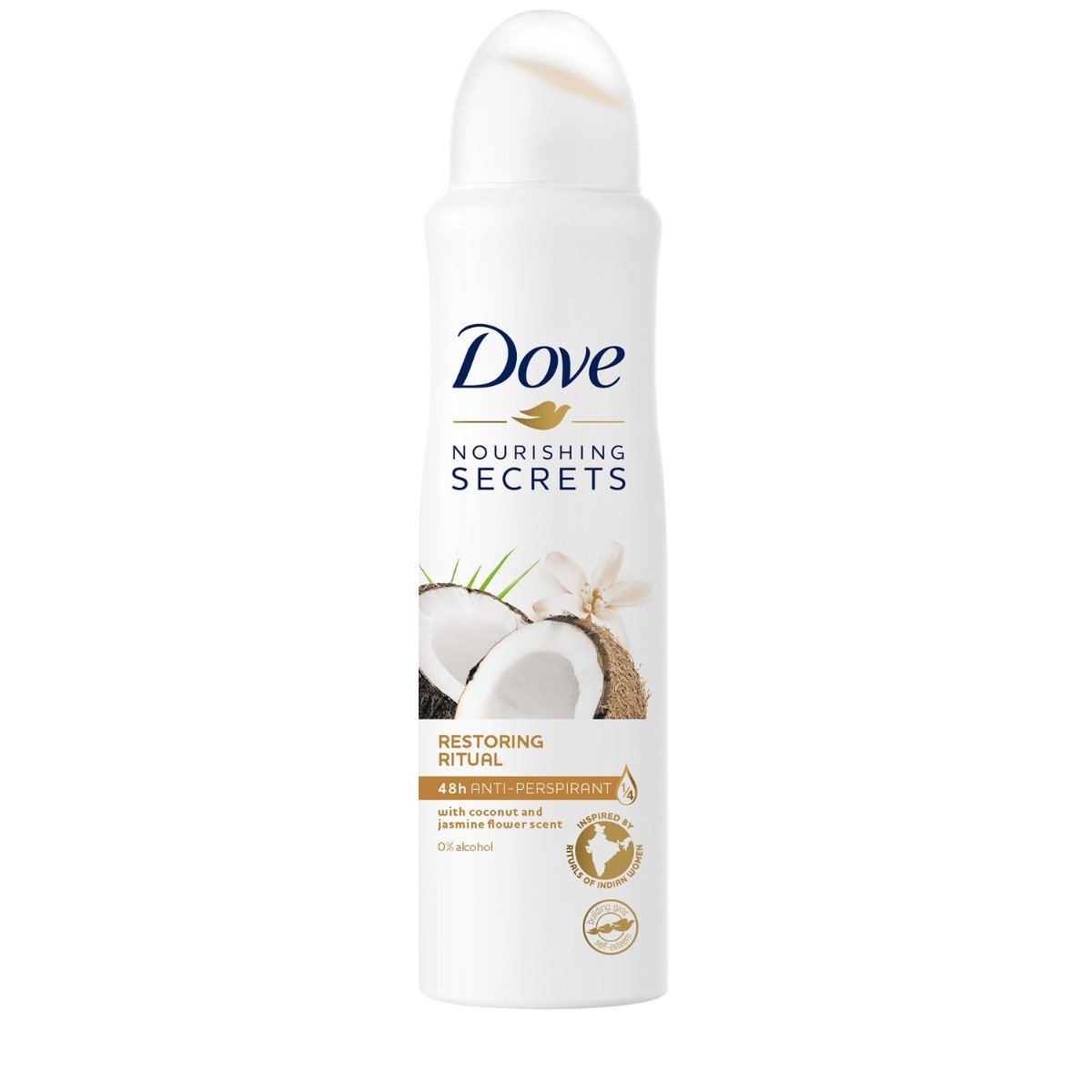 Dove Restoring Ritual With Coconut & Jasmin Flower Deodorant Spray - Bloom Pharmacy