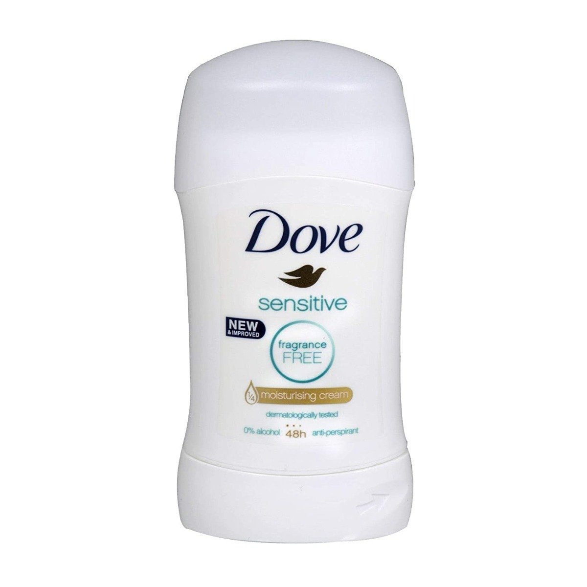 Dove Sensitive Fragrance Free Deodorant Stick - 40gm - Bloom Pharmacy