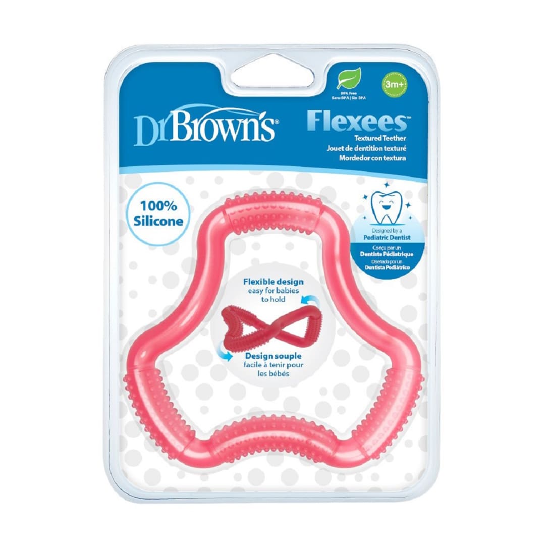Dr. Brown's Flexees Ergonomic Teether 3m+ - Bloom Pharmacy