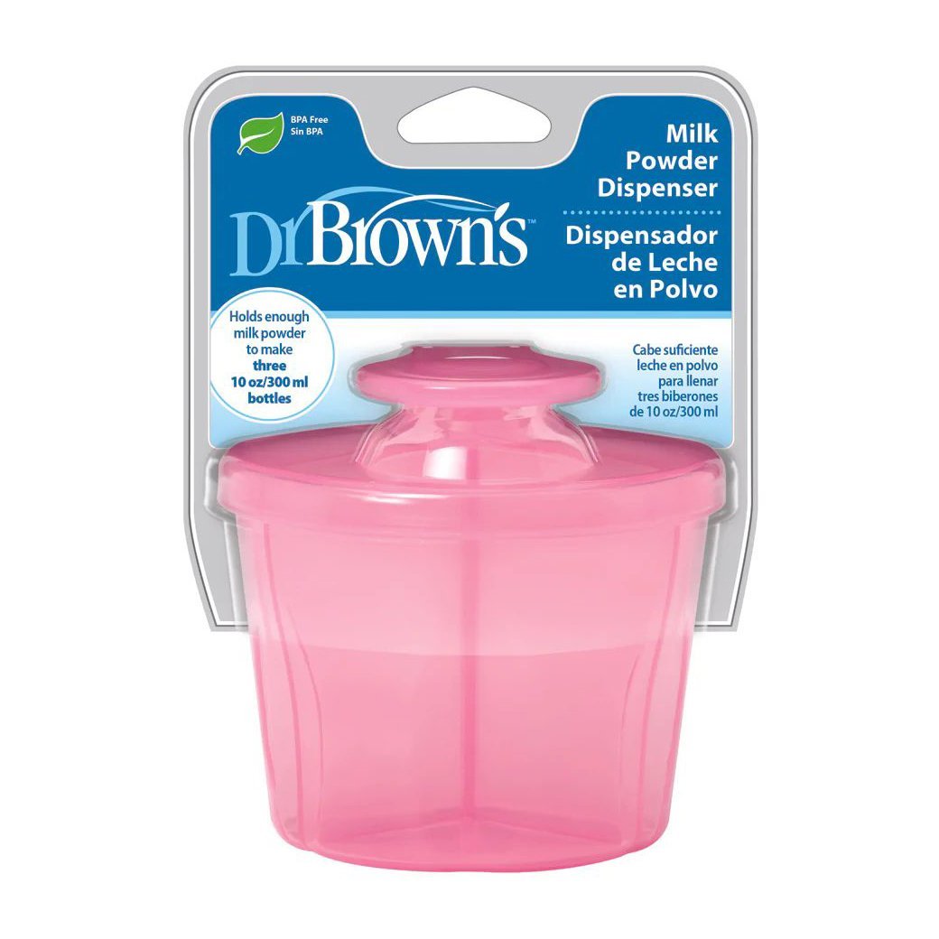 Dr. Brown’s Milk Powder Dispenser 300ml - Pink - Bloom Pharmacy