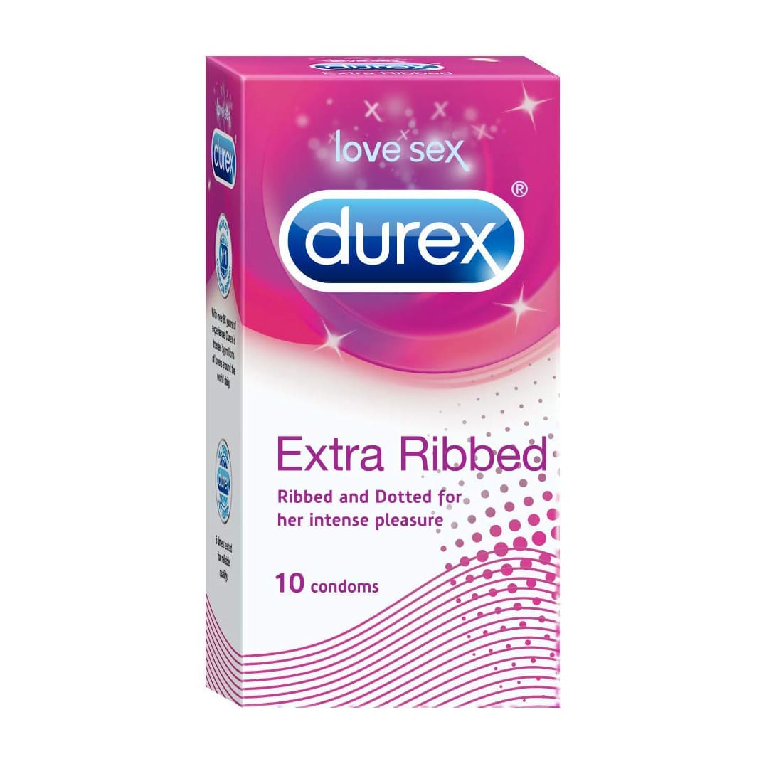 Durex Extra Ribbed Condoms - Bloom Pharmacy