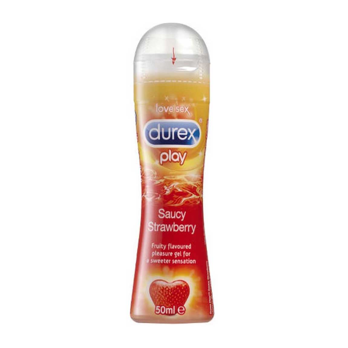 Durex Play Love Sex Saucy Strawberry Lubricant Gel – 50ml - Bloom Pharmacy