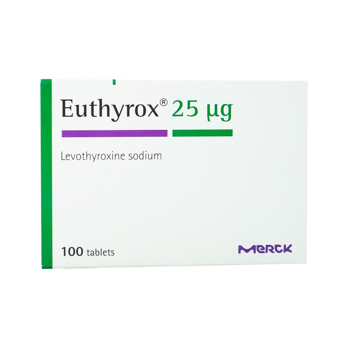 Euthyrox 25 Mcg - 100 Tablets - Bloom Pharmacy