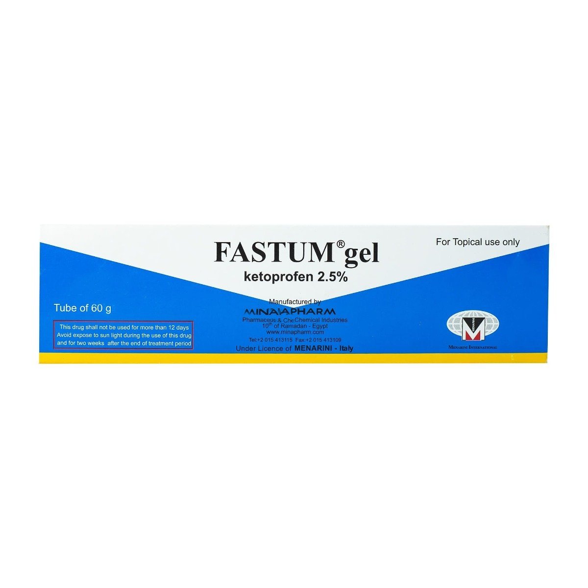 Fastum 2.5% Gel - 60 gm - Bloom Pharmacy