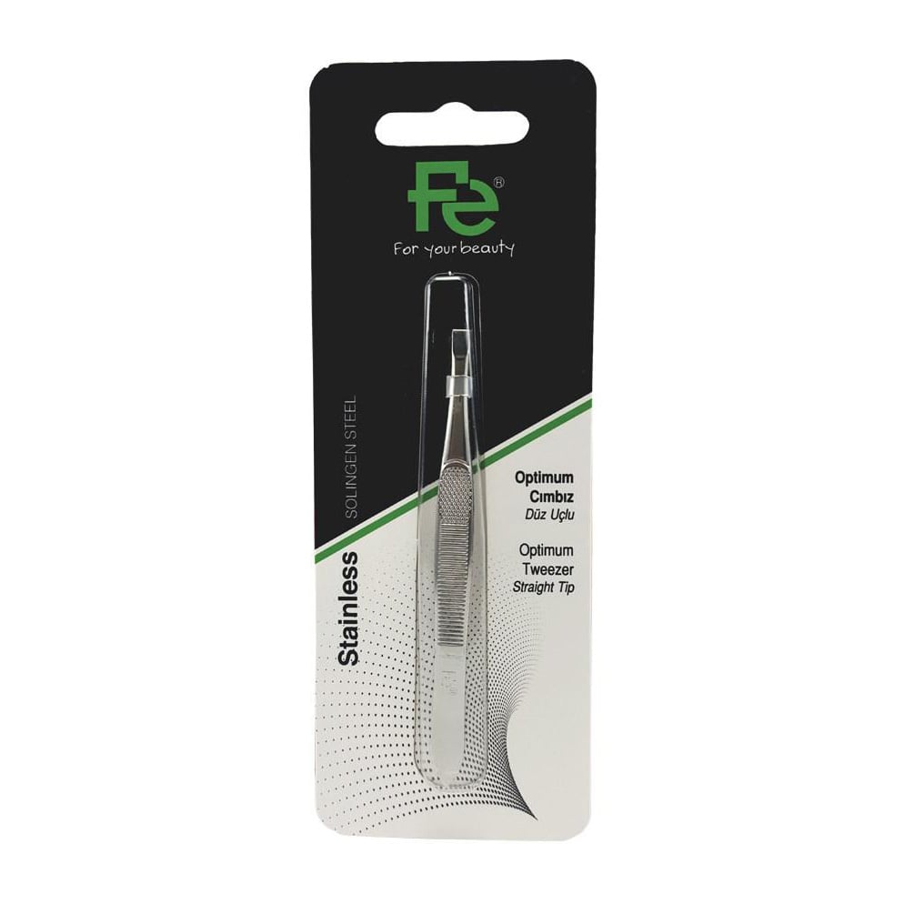 Fe Optimum Tweezer Straight Tip - Bloom Pharmacy