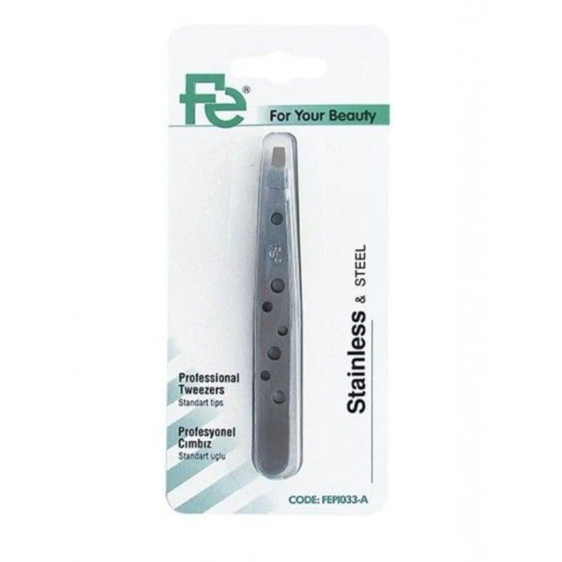 Fe Professional Tweezer Straight Tip - Bloom Pharmacy
