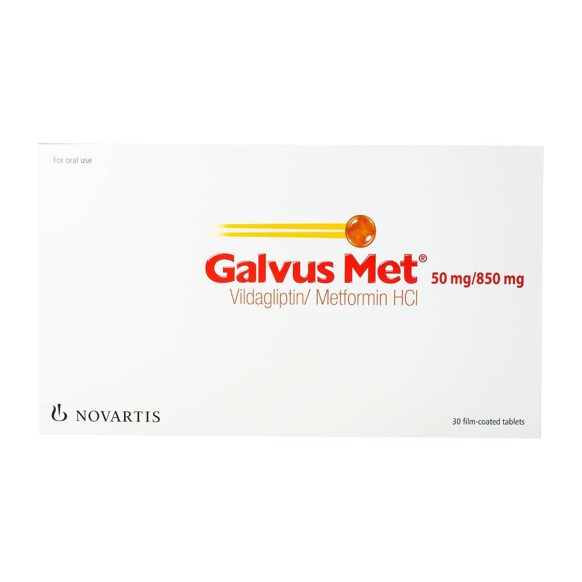 Galvus met 50 mg-850 mg - 30 Tablets - Bloom Pharmacy