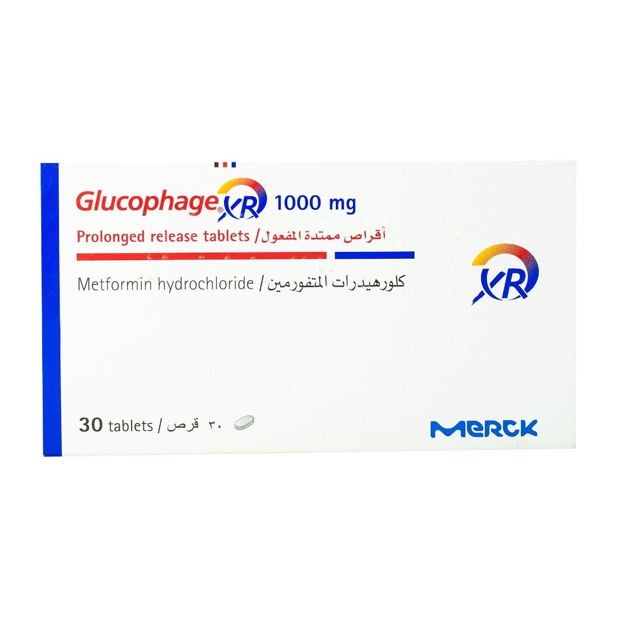 Glucophage XR 1000 mg - 30 Tablets - Bloom Pharmacy