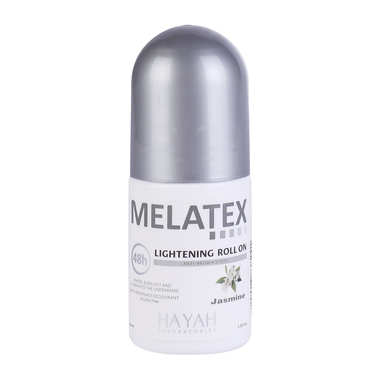 Hayah Melatex Jasmine Lightening Roll On Deodorant - 40ml - Bloom Pharmacy