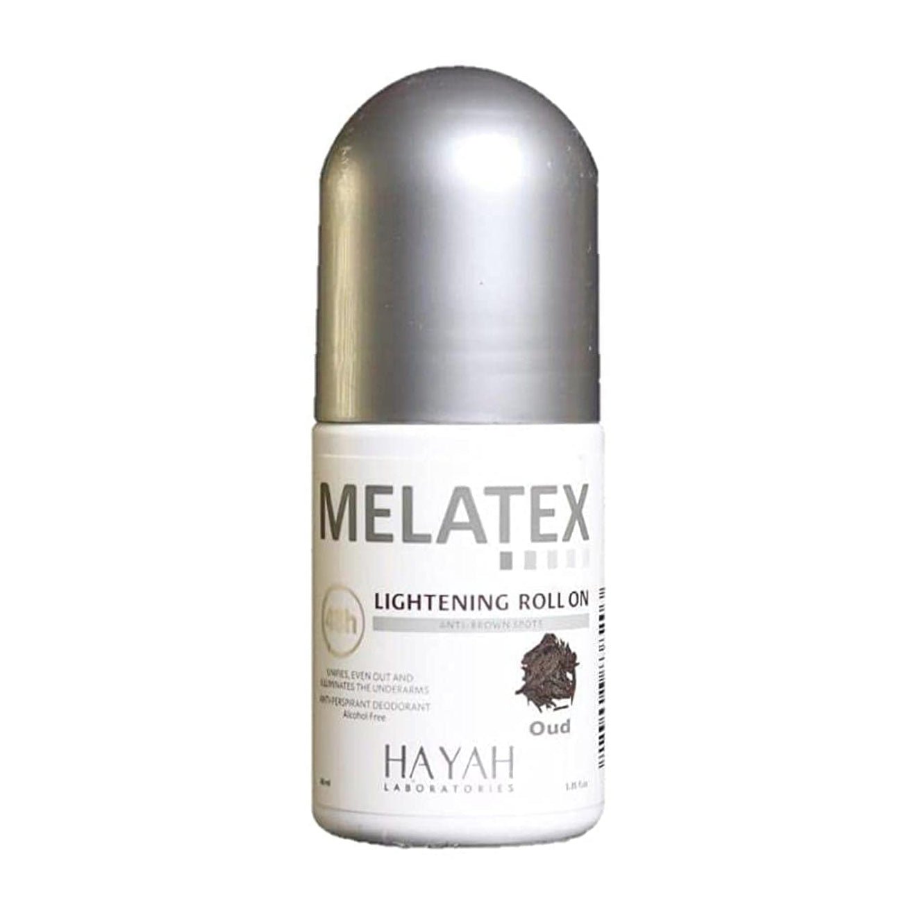 Hayah Melatex Oud Lightening Roll On Deodorant - 40ml - Bloom Pharmacy