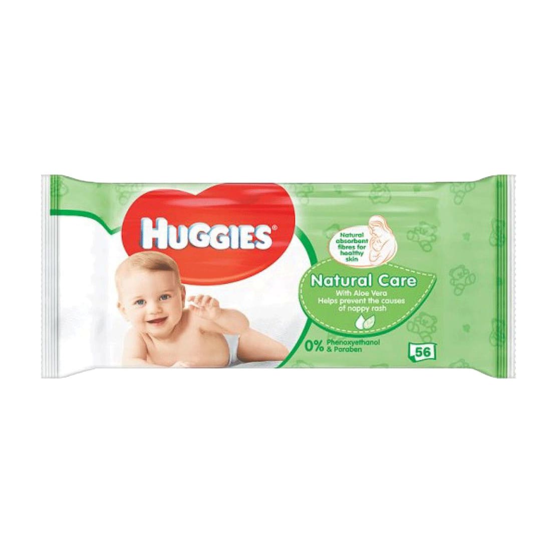 Huggies Baby Natural Care Aloe Vera wipes - 56pcs - Bloom Pharmacy