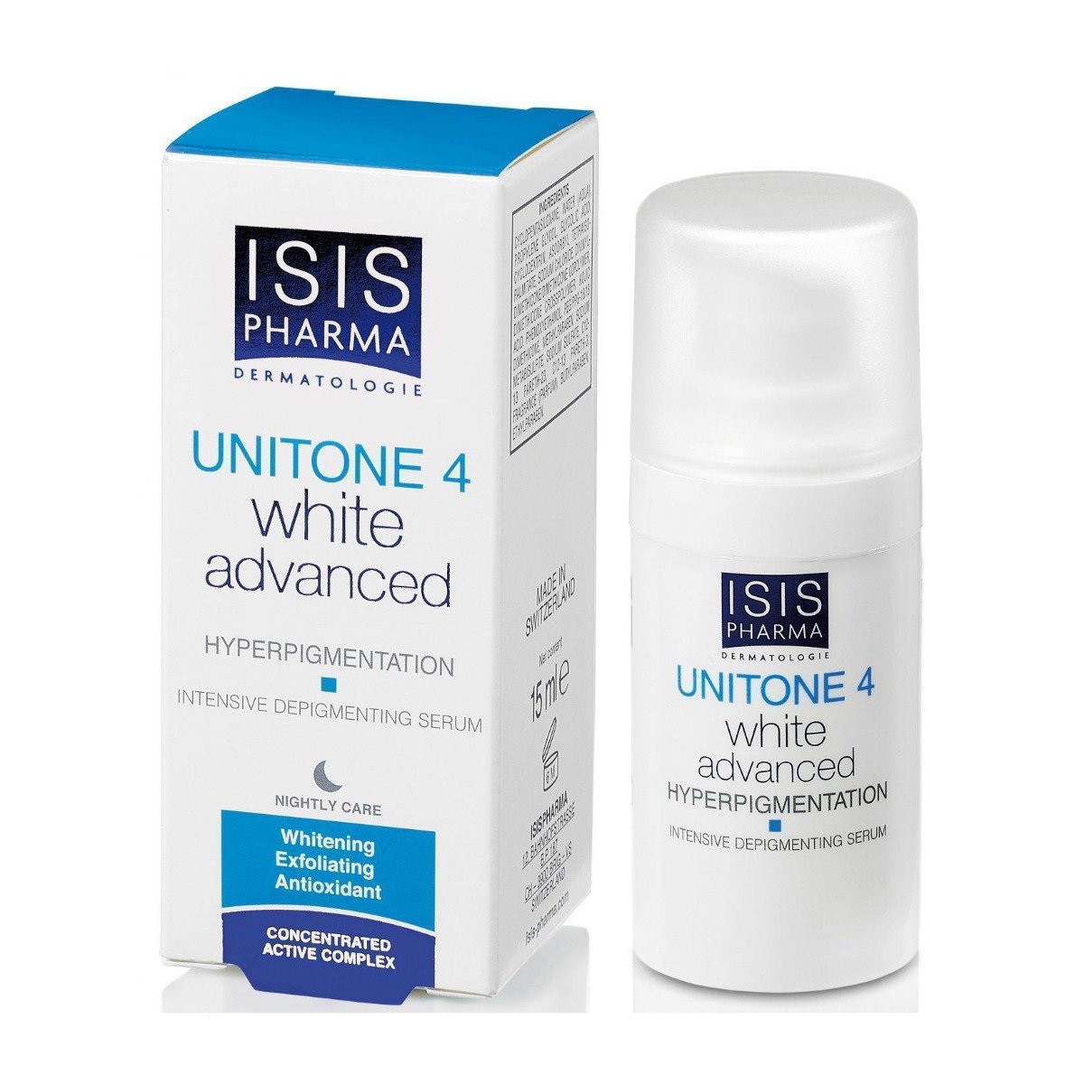 Isis Pharma Unitone 4 White Advanced Hyperpigmentation Cream - 15ml