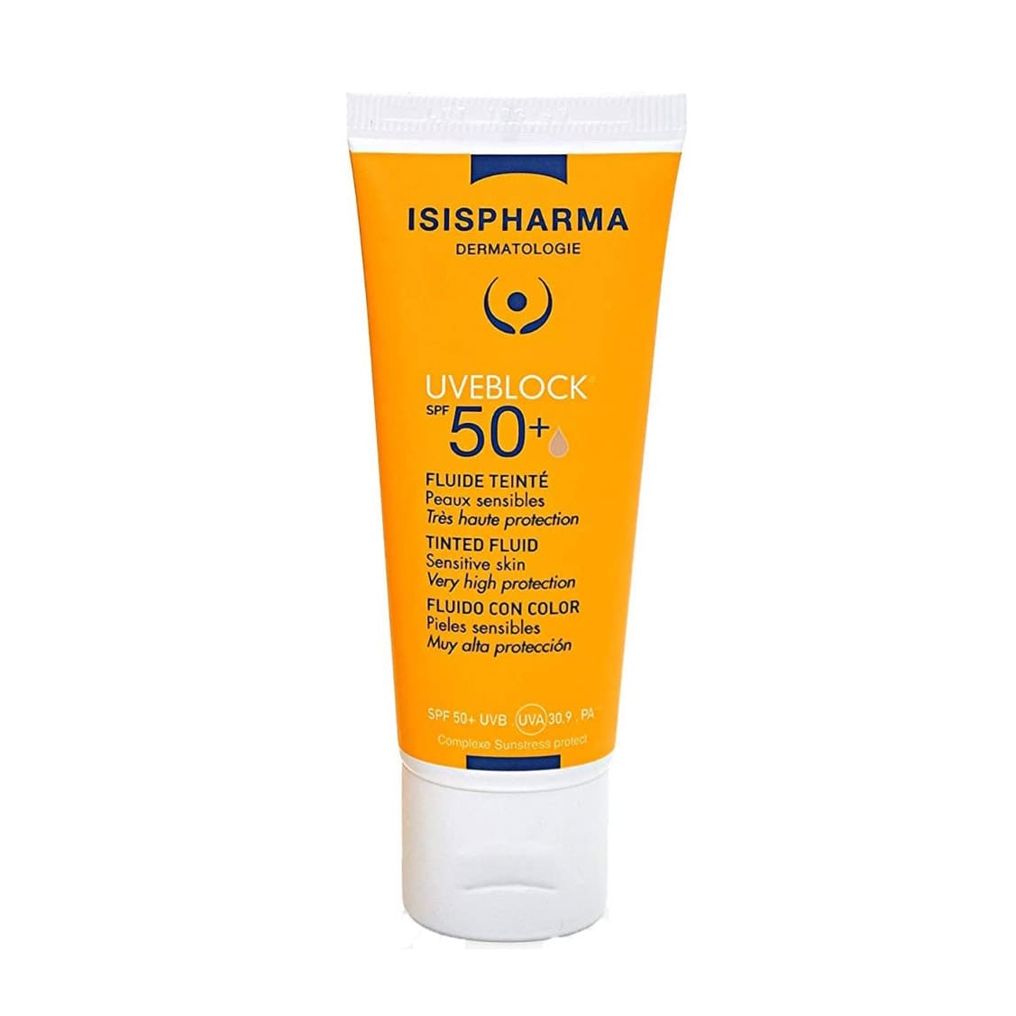 Isis Pharma Uveblock SPF 50+ Dry Touch Clair Teinte - 40ml - Bloom Pharmacy