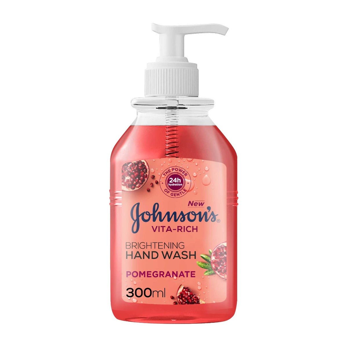 Johnson’s Vita Rich Brightening Pomegranate Hand Wash (Offer 16 %) - 300ml - Bloom Pharmacy