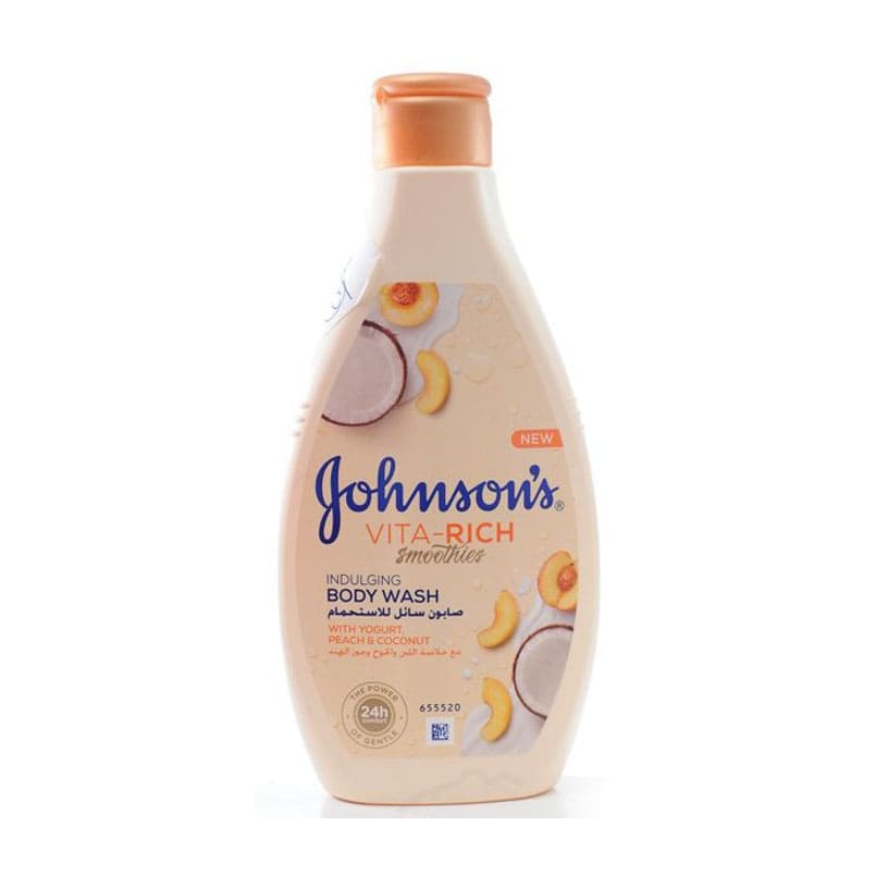 Johnson’s Vita-Rich Indulging With Yogurt Peach and Coconut Body Wash - 250ml - Bloom Pharmacy