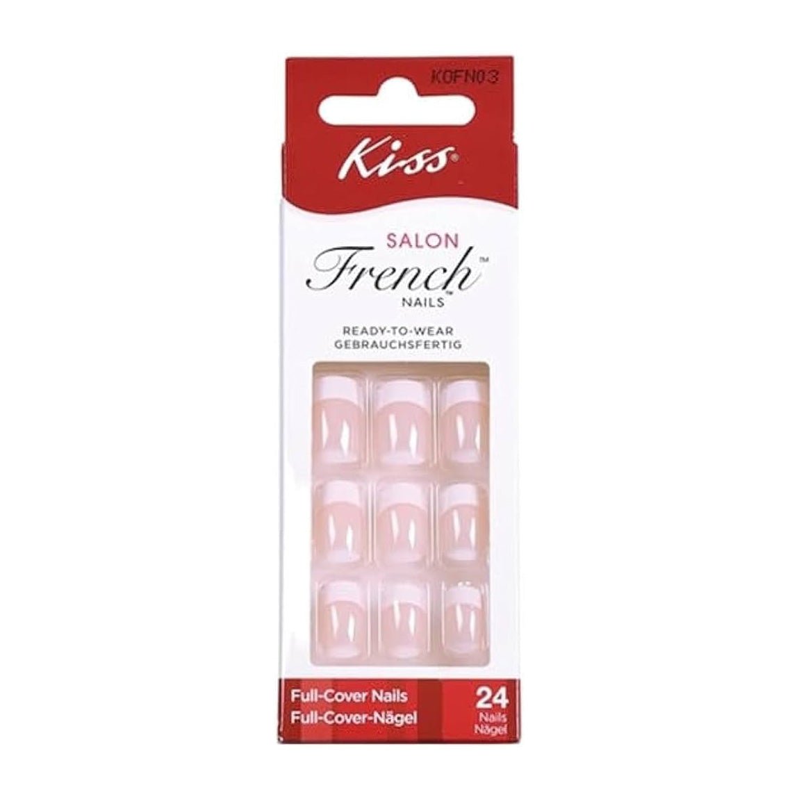 Kiss French Love Dust Nails – K0FND3 - Bloom Pharmacy