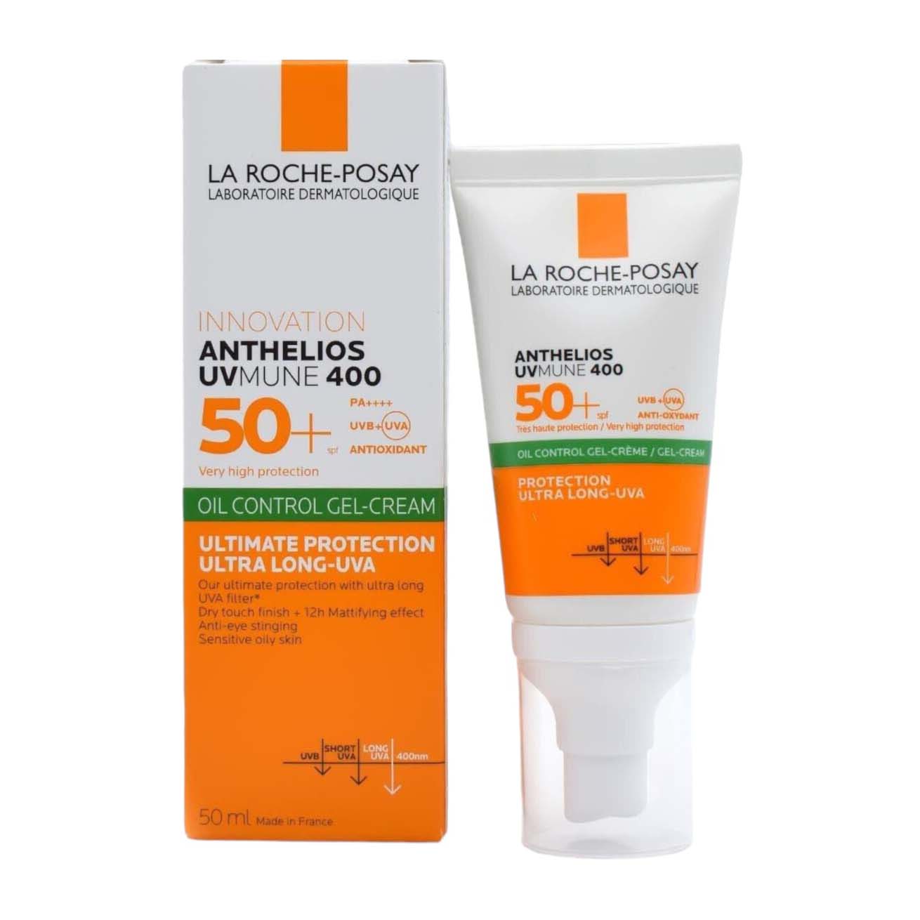 La Roche-Posay Anthelios Uvmune400 Oil Control Gel-Cream SPF50+ - 50ml - Bloom Pharmacy