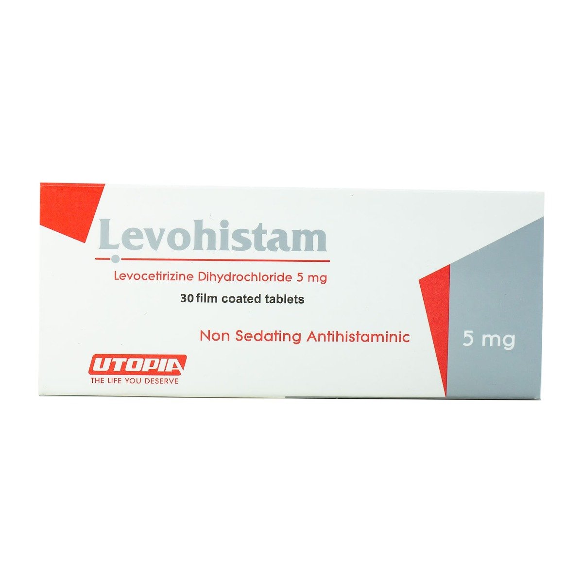 Levohistam 5 mg - 30 Tablets - Bloom Pharmacy