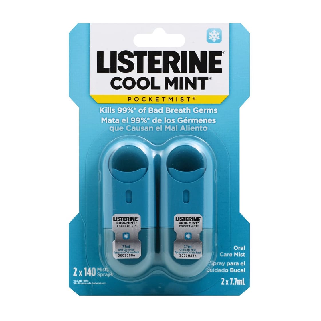 Listerine Cool Mint Pocketmist - 2 Pack - Bloom Pharmacy