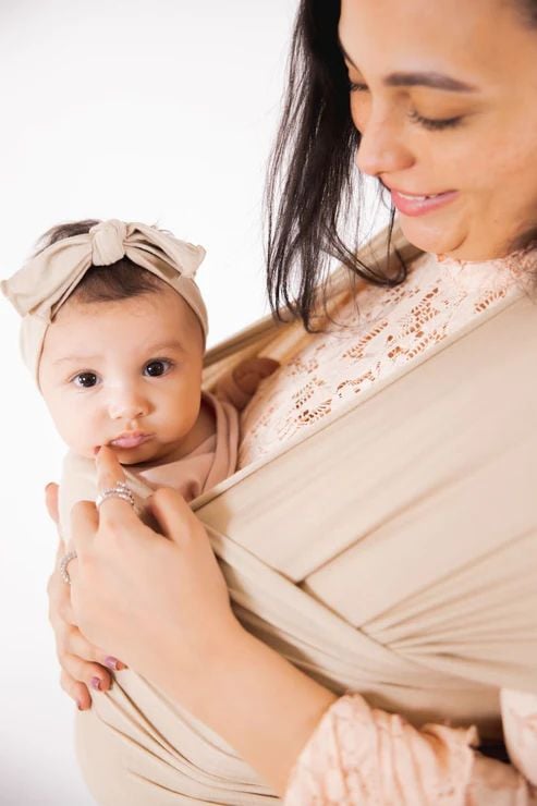 Little B The Ellie Baby Wrap – Creamy Beige - Bloom Pharmacy