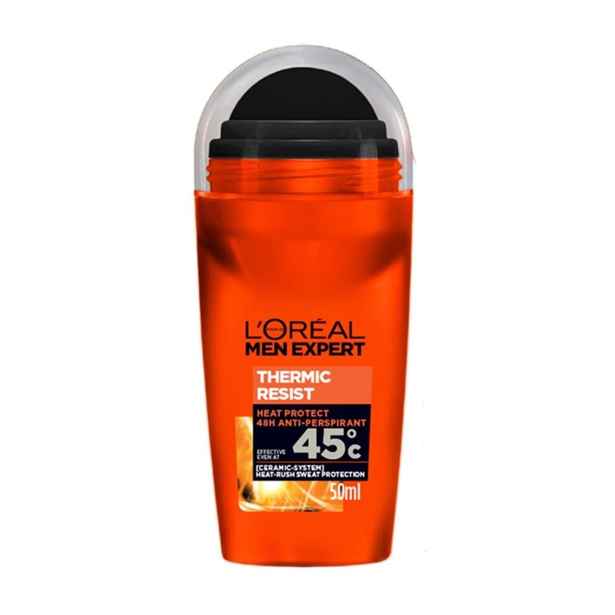 L'Oreal Men Expert Thermic Resist Heat Protect 48H Anti-Perspirant Roll On – 50ml - Bloom Pharmacy
