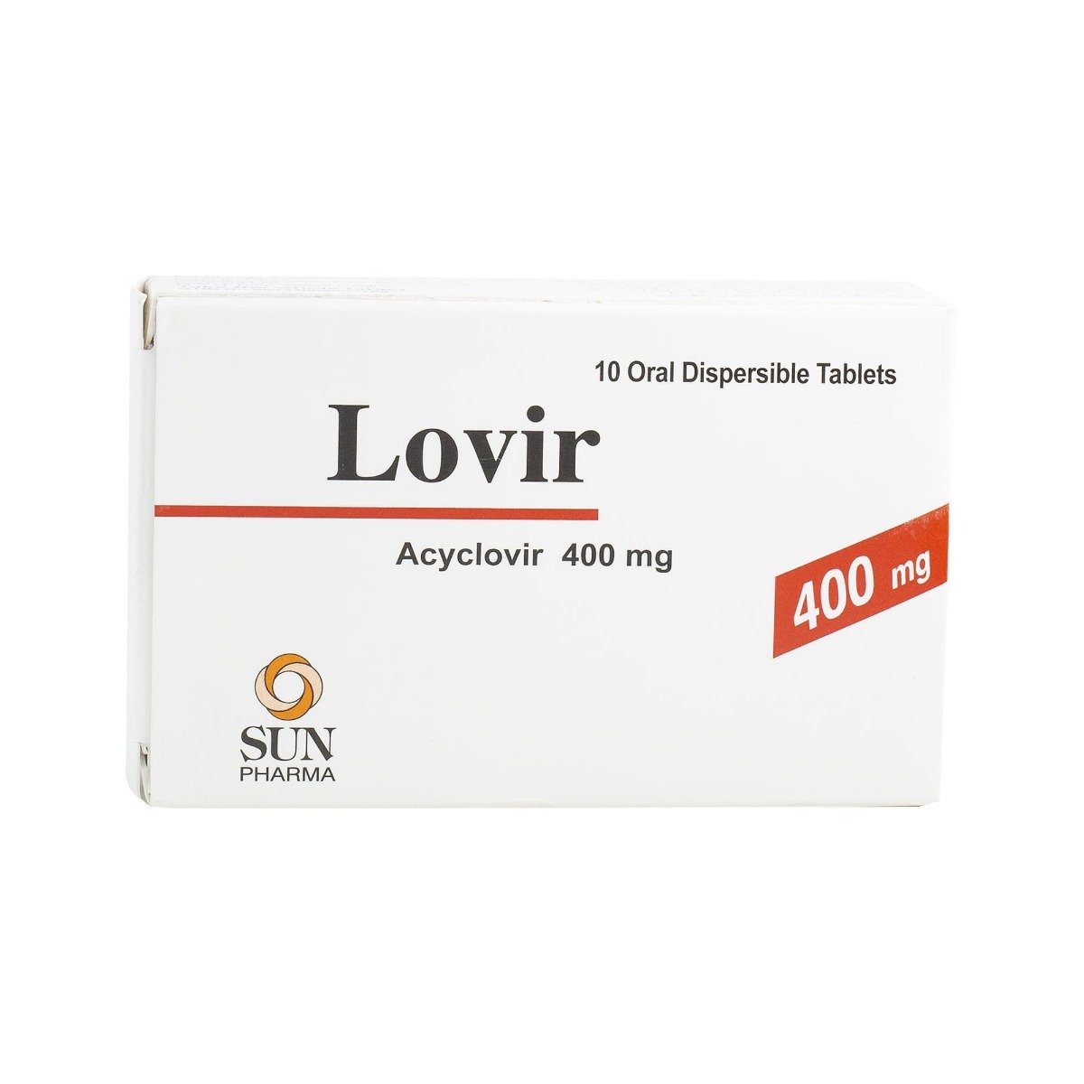 Lovir 400 mg - 10 Dispersible Tablets - Bloom Pharmacy