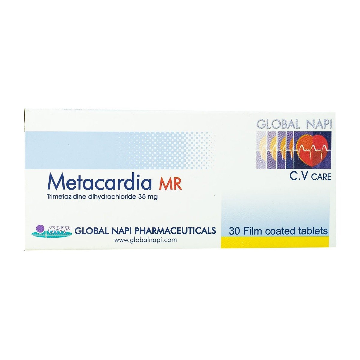 Metacardia MR 35 mg - 30 Tablets - Bloom Pharmacy