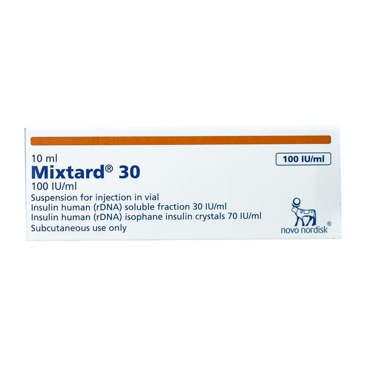 Mixtard Vial 100 IU-ml - 10 ml - Bloom Pharmacy