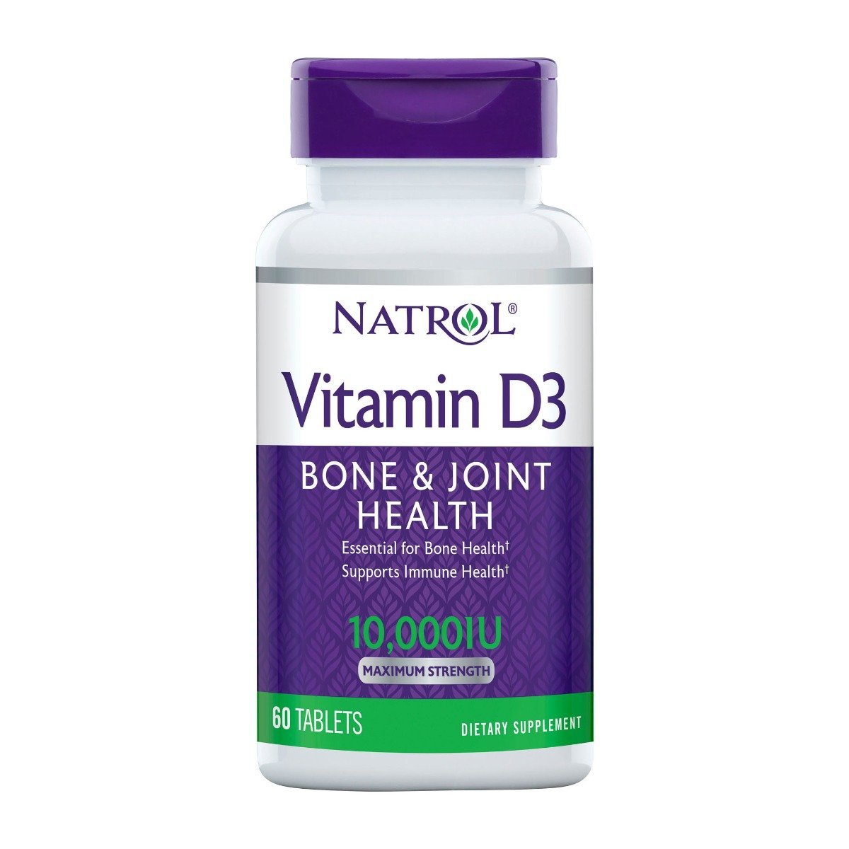 Natrol Vitamin D3 Bone & Joint Health 10000 IU - 60 Tablets - Bloom Pharmacy