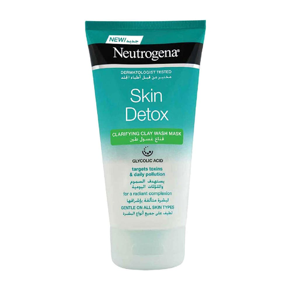 Neutrogena Skin Detox Clarifying Clay Wash Mask - 150ml - Bloom Pharmacy