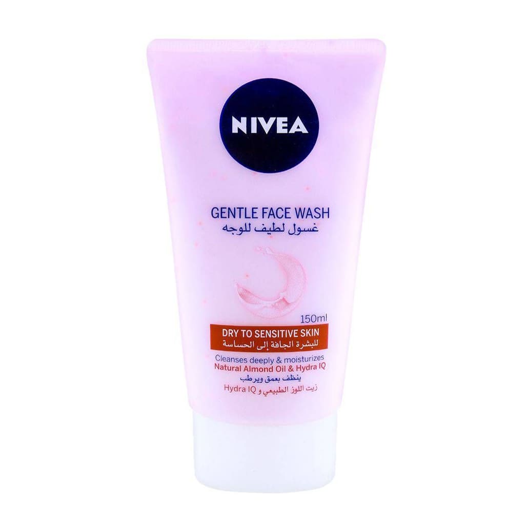 Nivea Gentle Face Wash For Dry to Sensitive Skin - 150ml - Bloom Pharmacy
