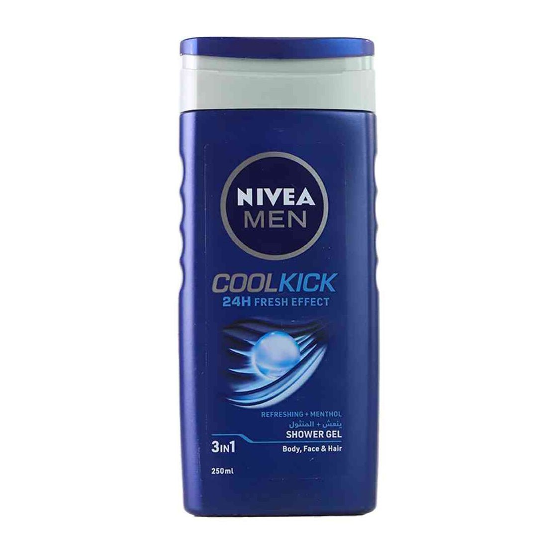 Nivea Men Cool Kick 24H Fresh Effect Shower Gel – 250ml - Bloom Pharmacy