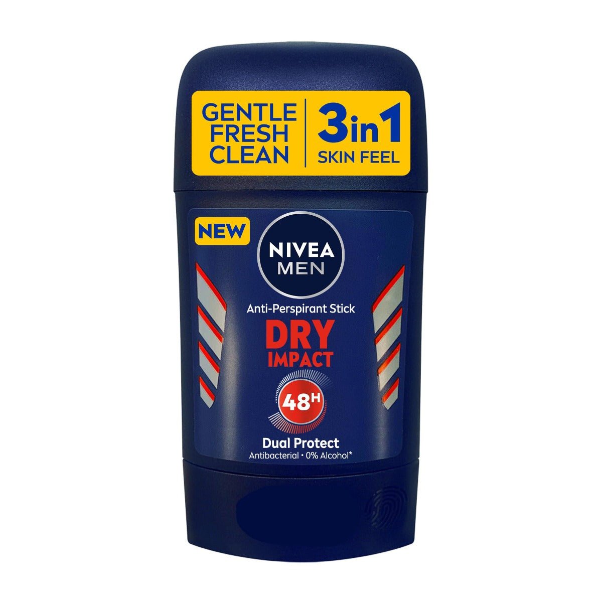 Nivea Men Dry Impact 3 In 1 48H Antiperspirant Stick - 50ml - Bloom Pharmacy
