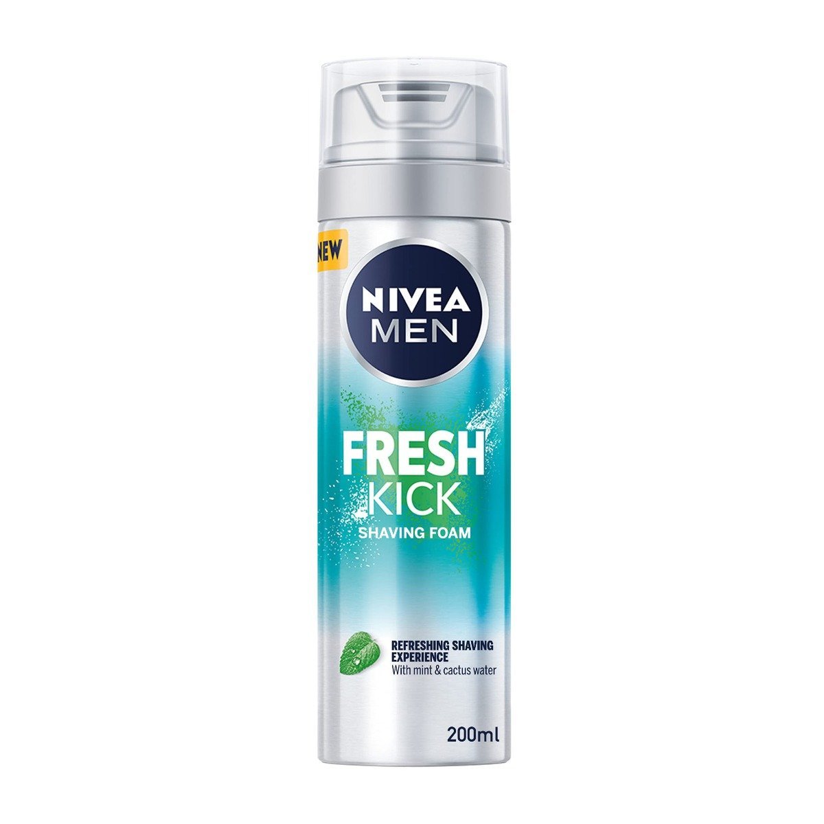 Nivea Men Fresh Kick Shaving Foam – 200ml - Bloom Pharmacy