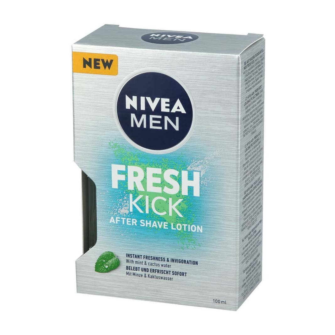 Nivea Men Fresh Kick With Mint & Cactus Water After Shave Lotion - 100ml - Bloom Pharmacy