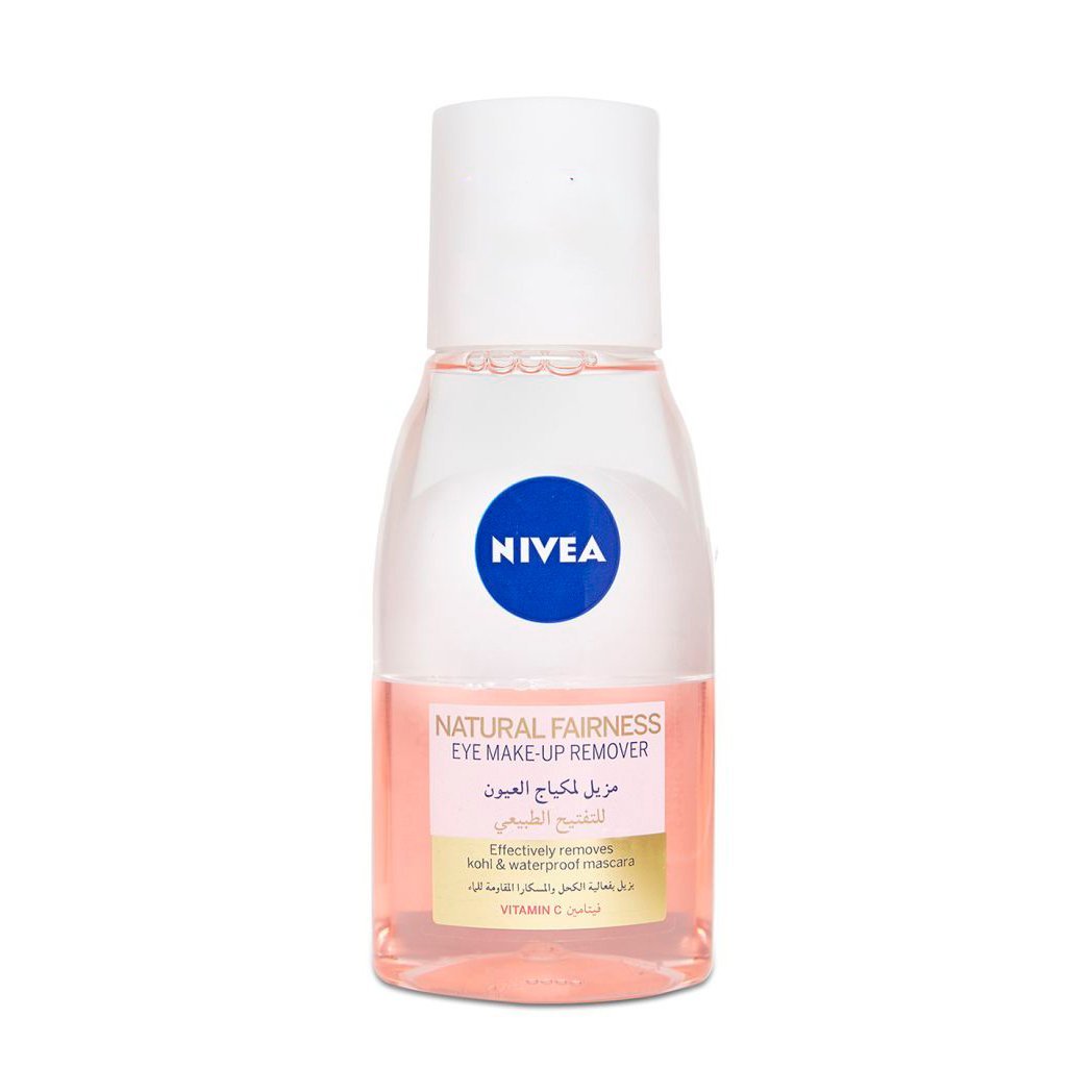 Nivea Natural Fairness Eye Makeup Remover - 125ml - Bloom Pharmacy