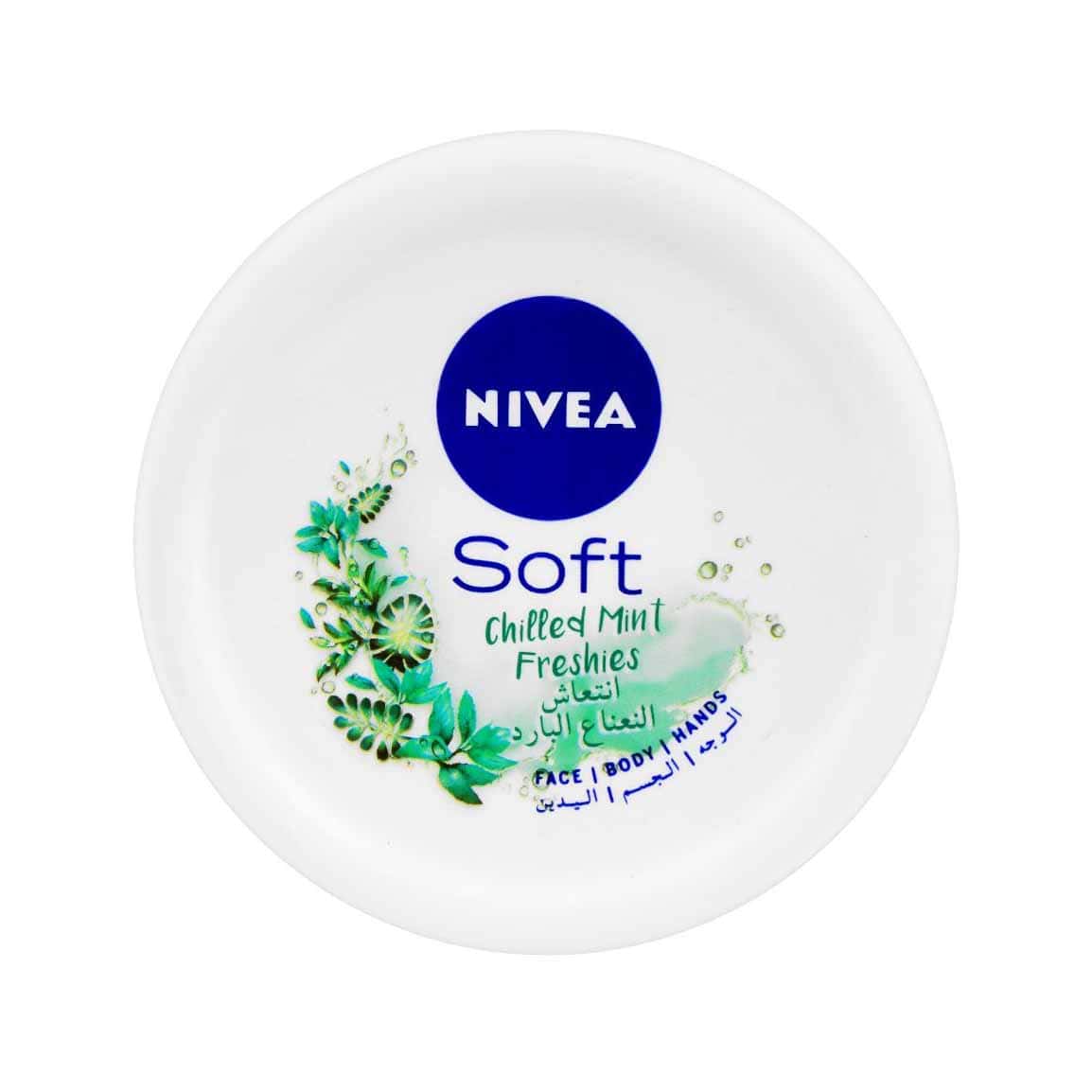 Nivea Soft Freshies Chilled Mint Cream - 100ml - Bloom Pharmacy