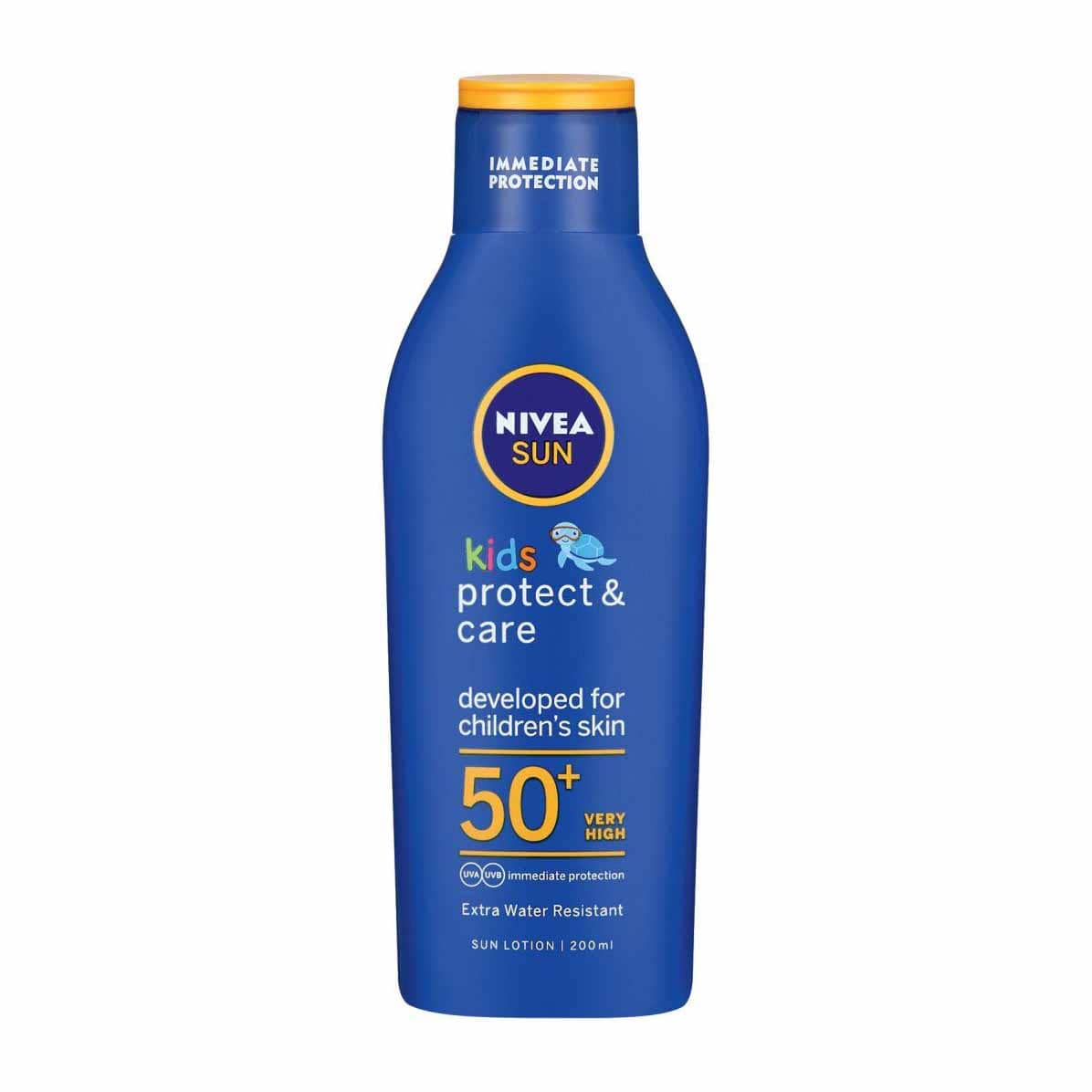Nivea Sun Kids Protect & Care Sun Lotion SPF 50+ - 200ml - Bloom Pharmacy