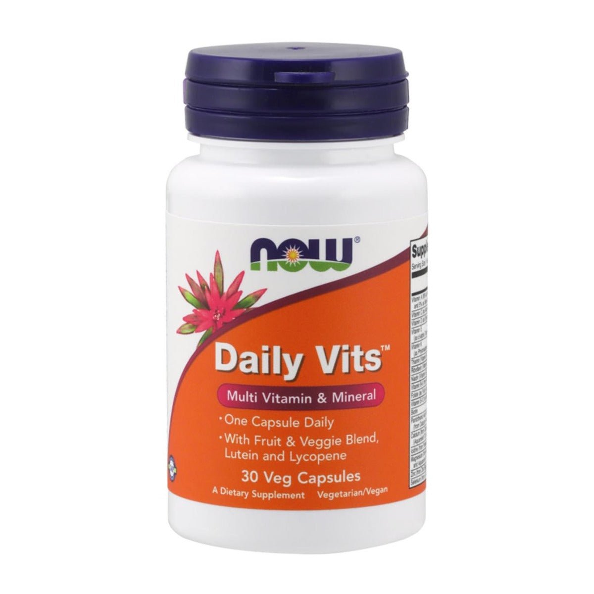 Now Daily Vits Multi Vitamin and Mineral - 30 Capsules - Bloom Pharmacy