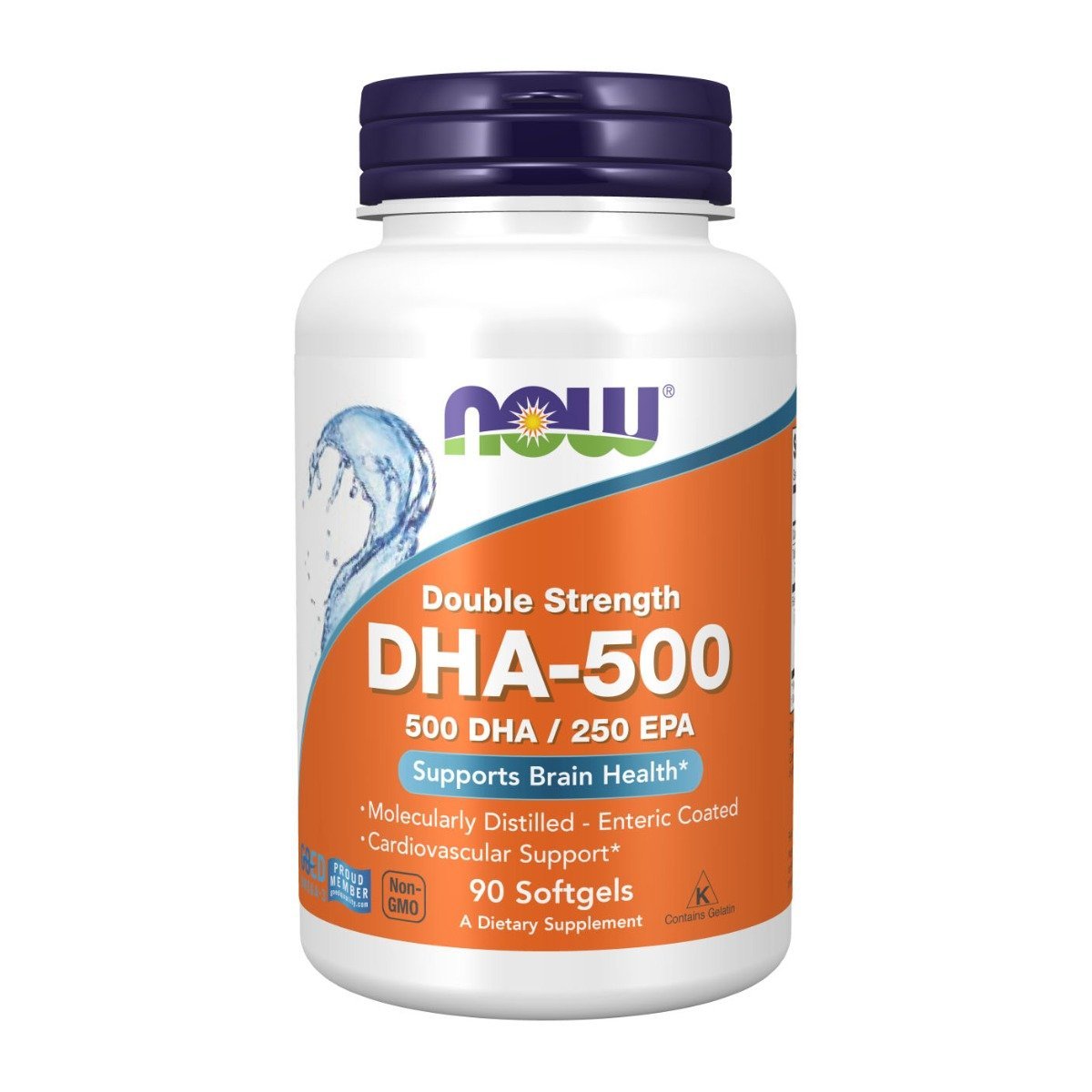Now DHA 500 mg - 90 Capsules - Bloom Pharmacy