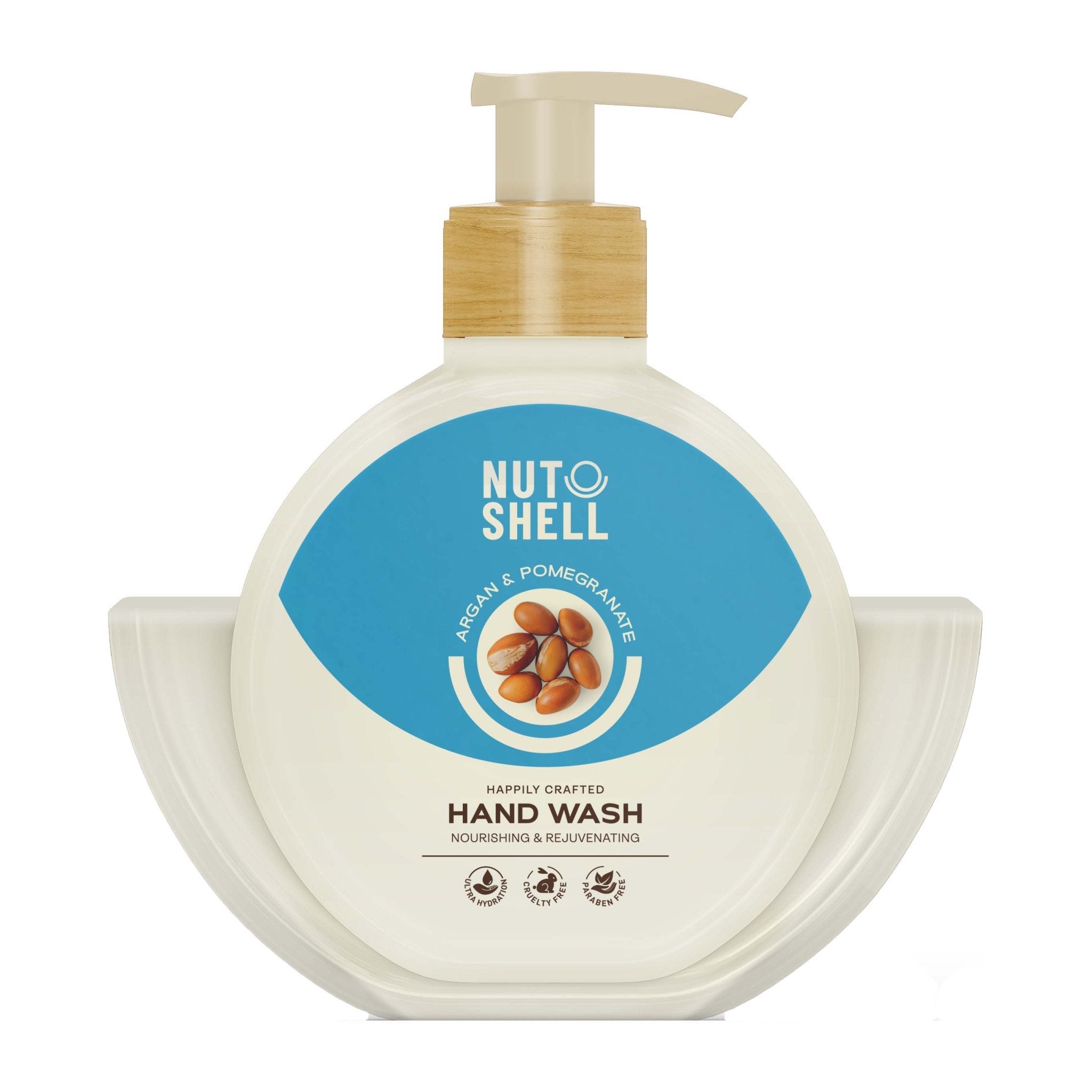 Nutshell Argan & Pomegranate Hand Wash - 375ml - Bloom Pharmacy