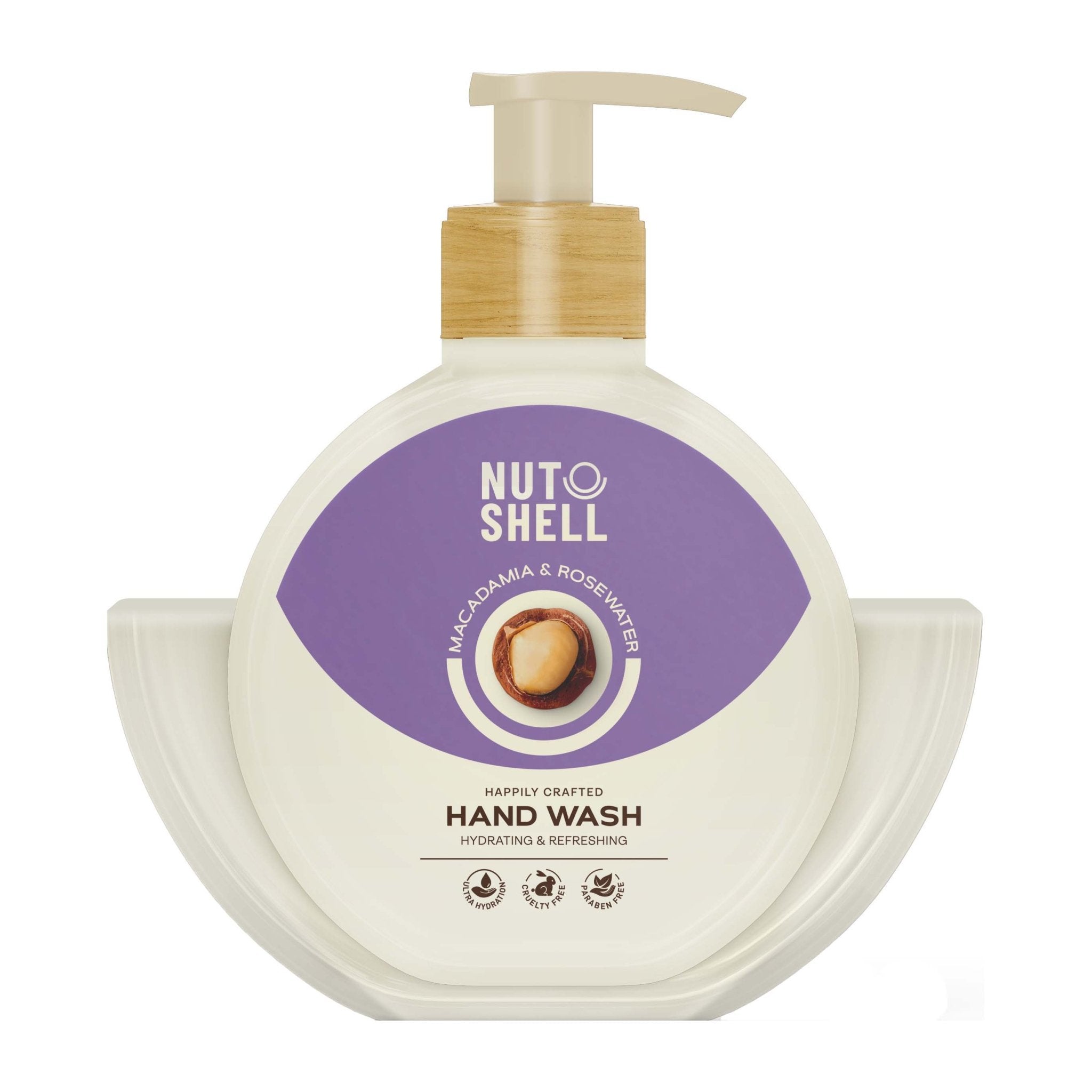 Nutshell Macadamia & Rose Water Hand Wash - 375ml - Bloom Pharmacy