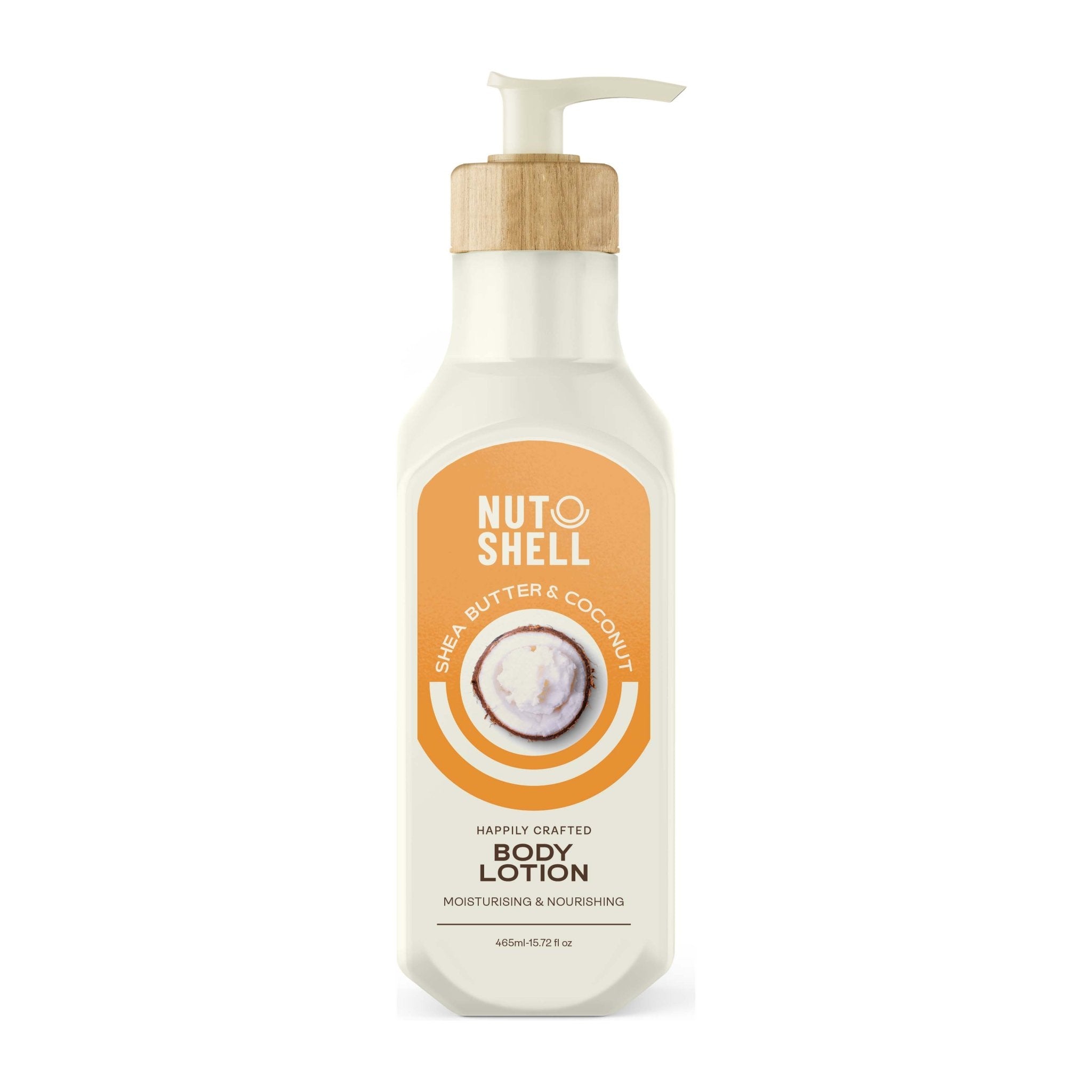 Nutshell Shea Butter & Coconut Body Lotion - 465ml - Bloom Pharmacy