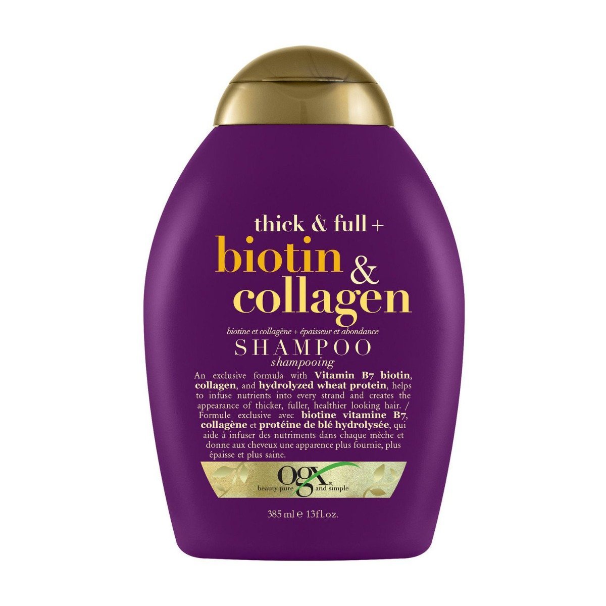 OGX Thick & Full Biotin And Collagen Shampoo - 385ml - Bloom Pharmacy