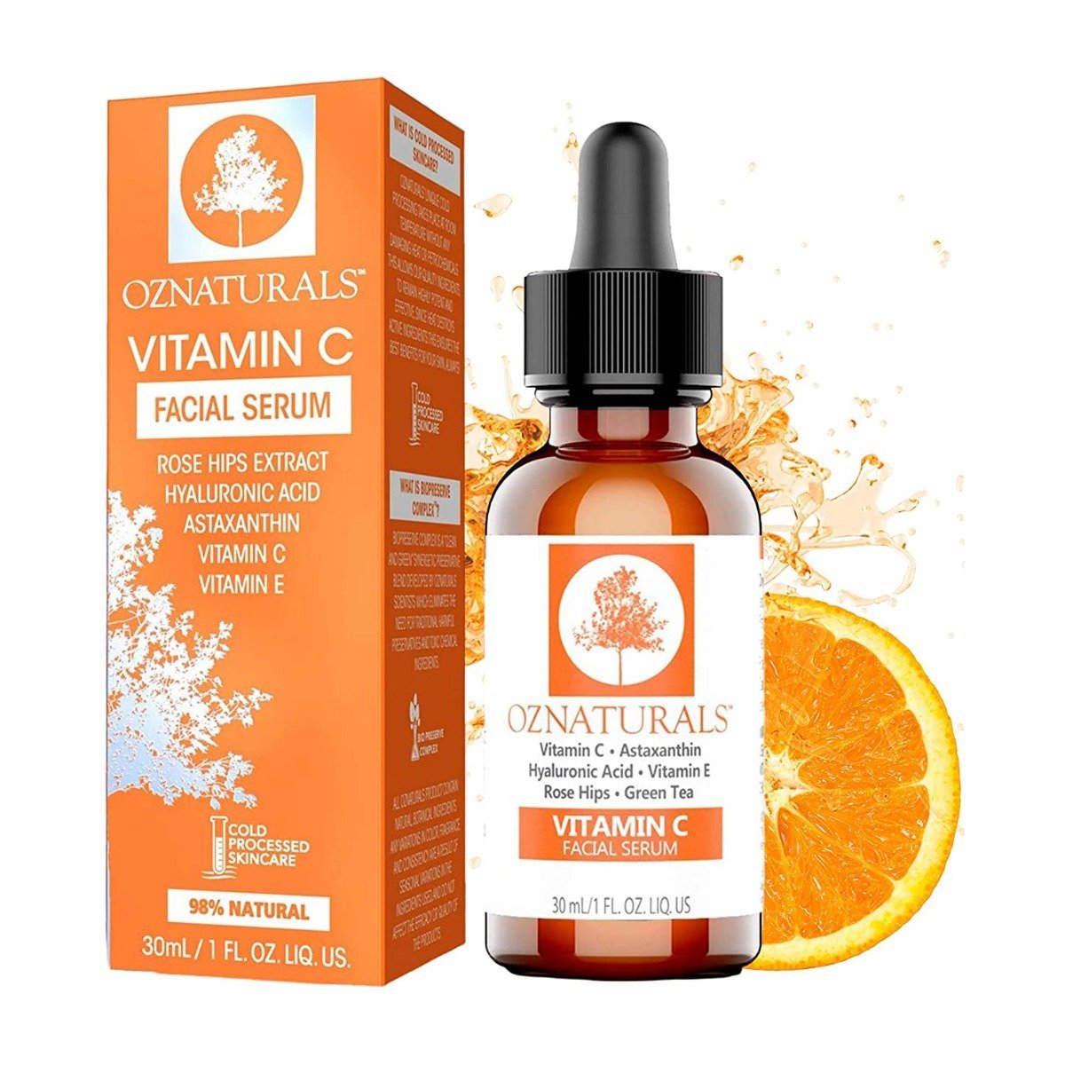 OzNaturals Vitamin C Facial Serum - 30ml - Bloom Pharmacy
