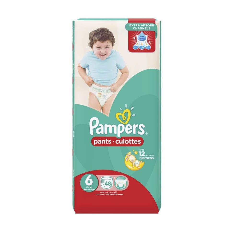 Pampers Pants Size (6) 16+kg Extra Large - 48 Count - Bloom Pharmacy